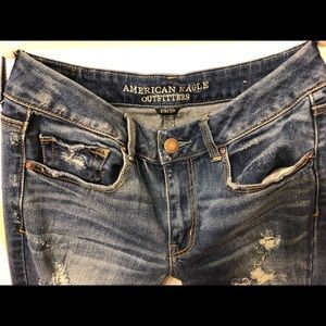 American Eagle Outfitters boho artist destroyed